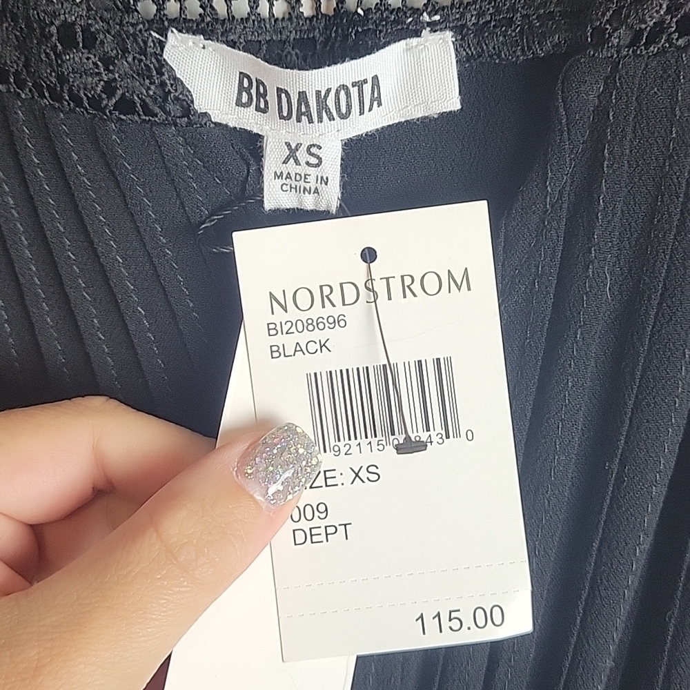 BB Dakota-NWT- Ranae Lace Detailed Maxi Dress-Size XS - Picture 7 of 14